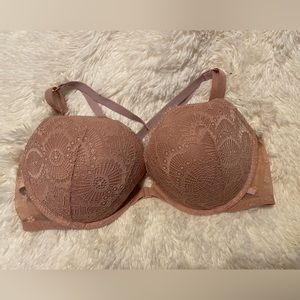 Rose gold padded bra